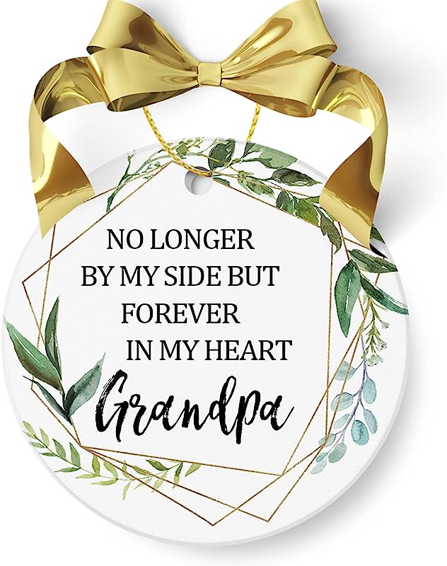 Grandpa Memorial Christmas Ornament Keepsake Ornament Christmas Ornaments ,White Christmas Ornaments
