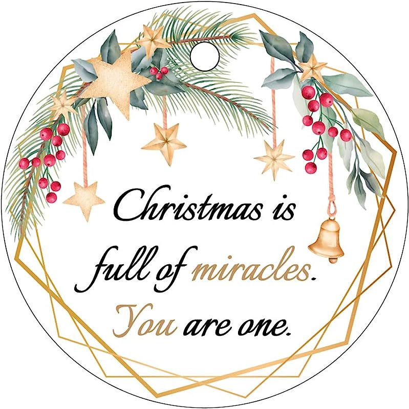 Favia New Year Decorations On Christmas Tree Ceramic Ornament Gift For Couples Christmas And Thanksgiving Is Full Of Miracles You Are One