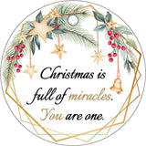 Favia New Year Decorations On Christmas Tree Ceramic Ornament Gift For Couples Christmas And Thanksgiving Is Full Of Miracles You Are One