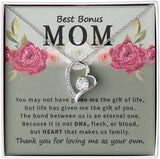 Best Bonus Mom You May Not Have Forever Love Pendant Necklace