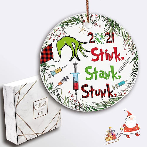  Christmas Ornaments, Christmas Tree Decorations, Stink Stank Stunk Ornaments,  Keepsake,  Sucked Xmas Decorations Creative Gifts