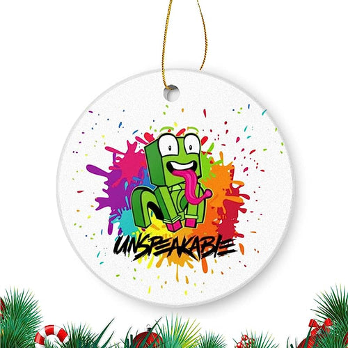 Xmas Funny Christmas Ornament  Funny Sticking Out Tongue Cartoon Character 3