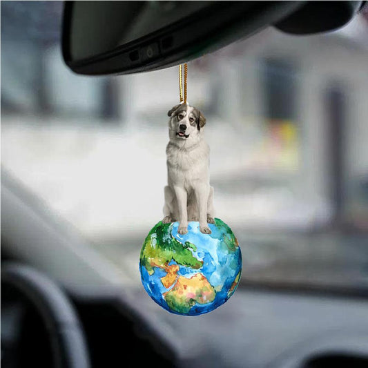 Great Pyrenees-Around My Dog-Two Sided Ornament