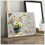 Your Life Butterfly Wall Art Canvas