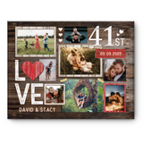 41st Wedding Anniversary Gift, 41st Anniversary Photo Collage, 41st Anniversary Gift