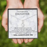 To My Beautiful Daughter Necklace How Special You Are To Me Alluring Beauty Necklace 340F - TGV
