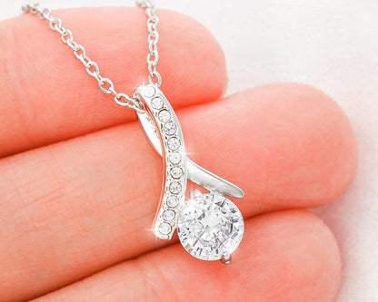 To My Best Friend Necklace, Bride Gift From Maid of Honor, Best Friend Gift on Her Wedding Day, Alluring Beauty Necklace - TGV