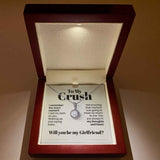 To My Crush Eternal Hope Necklace Gift - I Remember The Exact Moment I laid my eyes on you - Will you be my Girlfriend 015N - TGV