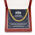 To My Man Necklace - Always Remember I Love You When You Wear This Necklace Cuban Link Chain Necklace XL007D - TGV