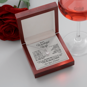 To My Wonderful Wife Eternal Hope Necklace Every Time I See You I fall In Love All Over Again 015O - TGV