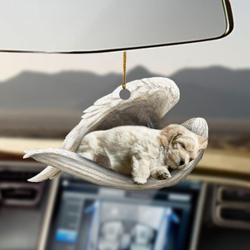 Godmerch- Ornaments- Lhasa Apso sleeping angel Lhasa Apso lovers ornament, Dog Ornaments, Car Ornaments