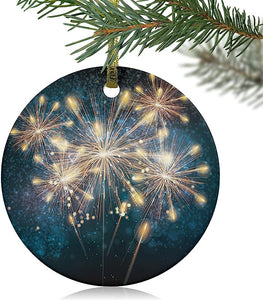 Christmas Ornaments Fancy Fireworks Commemorative Ornaments Gift And Christmas Tree Decorations Home Decor Merry Ideas 3 Inch