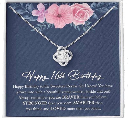 16th Birthday Neaklace Personalized Jewelry Gift - Forever Love Necklace Sweet 16 Necklace 16th Girl Sweet 16 Gifts