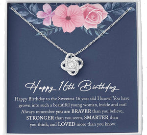 16th Birthday Neaklace Personalized Jewelry Gift - Forever Love Necklace Sweet 16 Necklace 16th Girl Sweet 16 Gifts