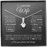 To My Future Wife Necklace Future Wife Gifts Alluring Beauty Necklace with Message Card and Gift Box Future Wife Gifts