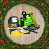 Ornament - Welder Tool Custom Shaped Ornament, Custom Shaped Flat Ornament Christmas, Welder Tool Ornament