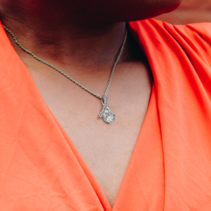 To The Best Mother-In-Law Necklace - Thank You For Sharing Your Son - Alluring Beauty Necklace