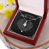 To My Amazing Mother In Law Necklace - I feel so lucky to have you in my life, Gift for Mother In Law, Mother's Day Gift, Alluring Beauty Necklace - TGV