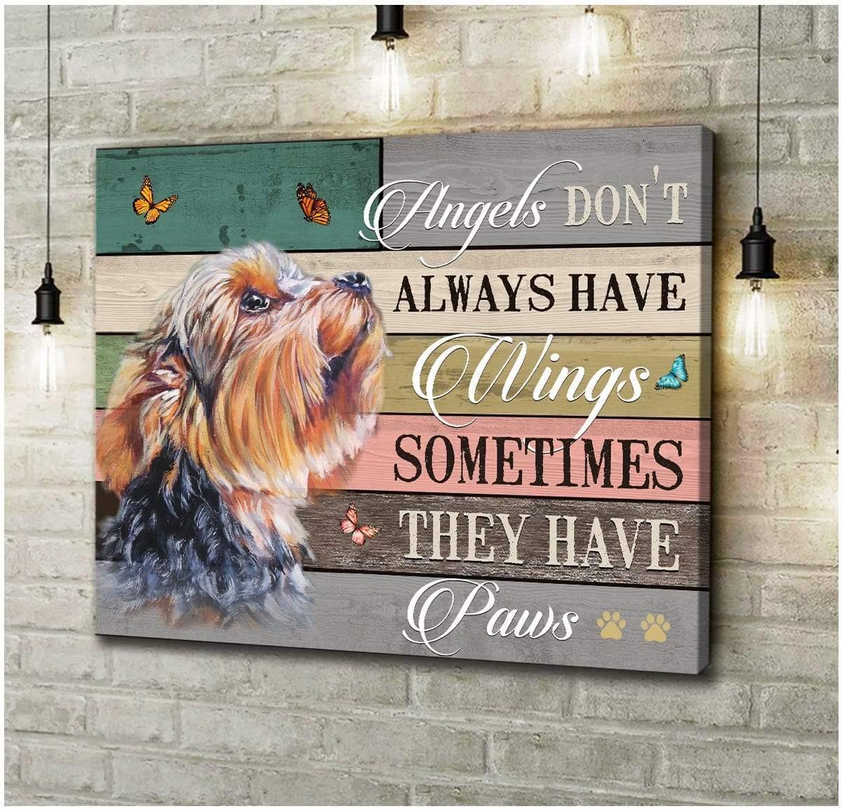 They Have Paws Yorkshire Wall Art Canvas