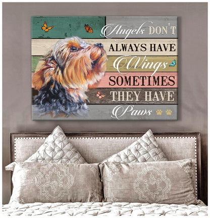 They Have Paws Yorkshire Wall Art Canvas