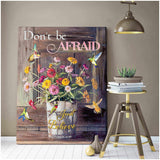 Just Believe Hummingbird Wall Art Decor