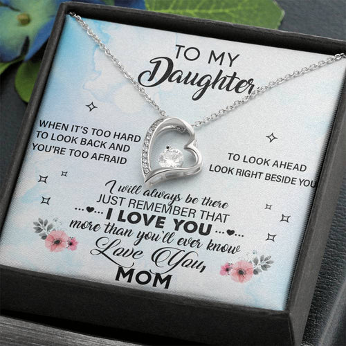 I Love You Forever Love Necklaces Gift For Daughter From Mom