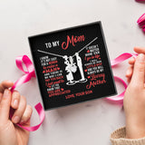 Necklace Gift for Mom - To My Mom You Are Appreciated, Gift Idea for Son, Daughter, Necklace for Birthday, Mother's Day Alluring Beauty Necklace XL052B