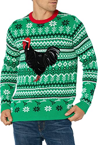 Black Chicken Christmas Ugly Christmas Sweater 