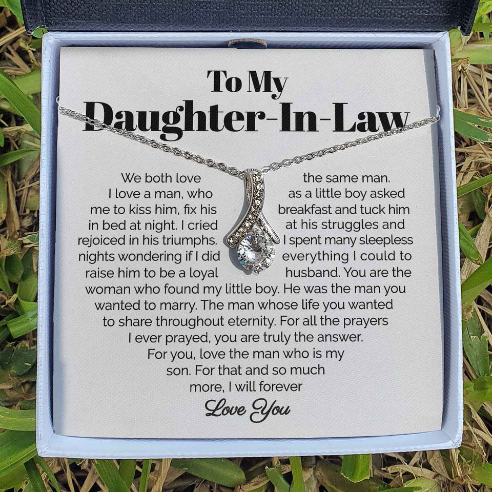 To My Daughter-In-Law- I Will Forever Love You - Alluring Necklace