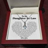 To My Daughter-In-Law- I Will Forever Love You - Alluring Necklace