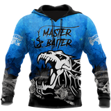 Fishing Gifts Master Baiter Fishing Blue Personalized US Unisex Size Hoodie