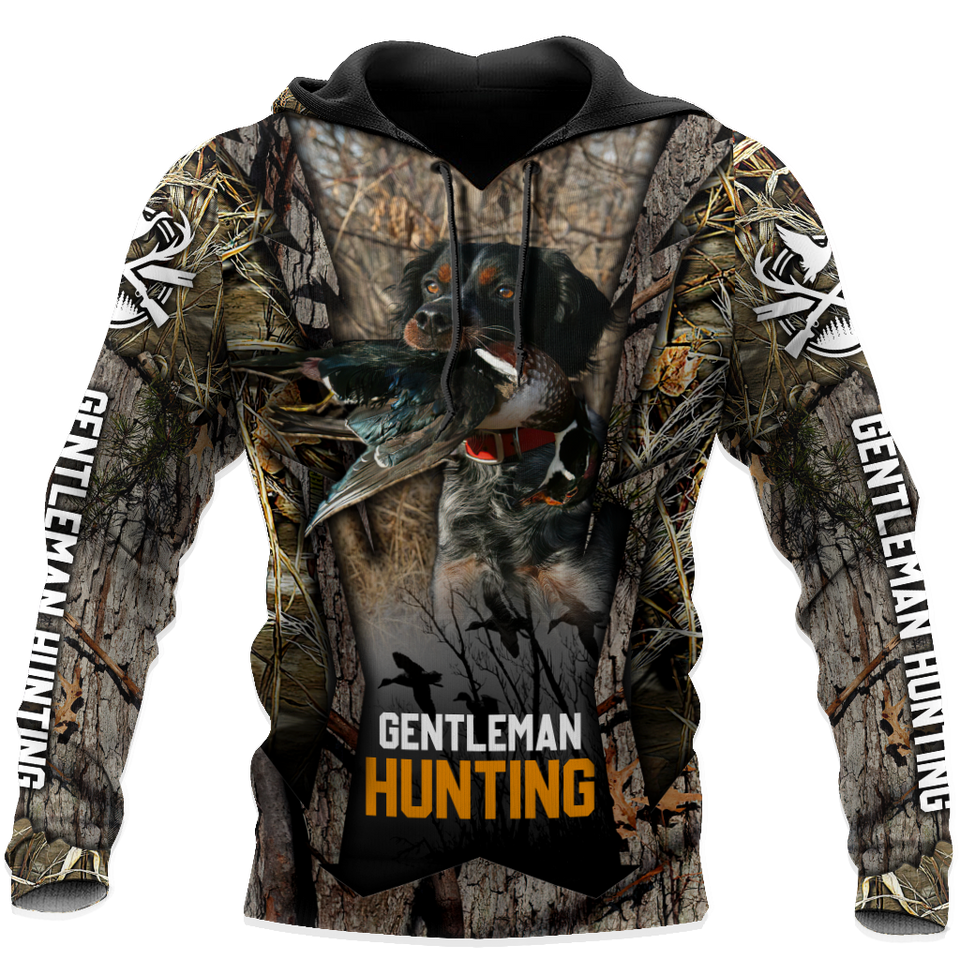 Hunting Gifts Deer Hunting Gifts Deer Hunting All Over Printed US Unisex Size Hoodie