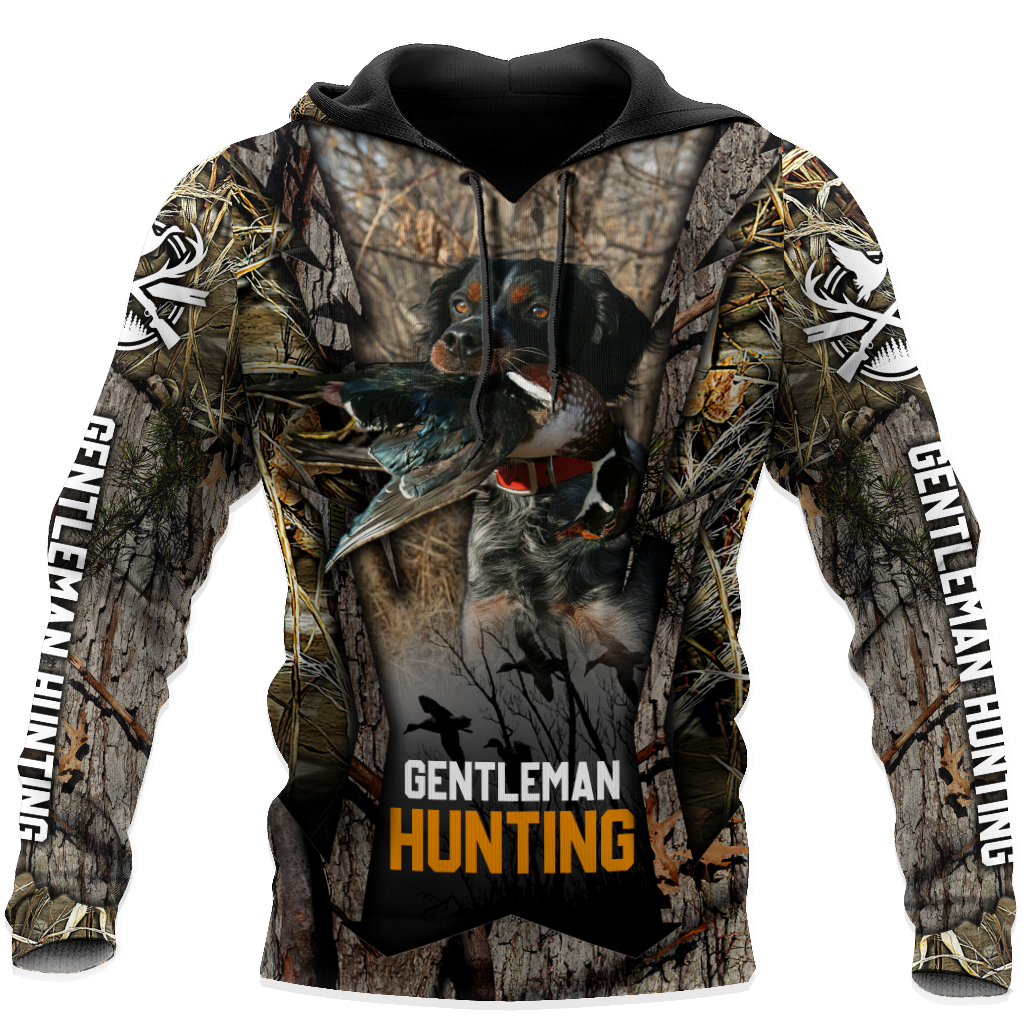 Hunting Gifts Deer Hunting Gifts Deer Hunting All Over Printed US Unisex Size Hoodie