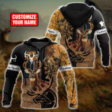 Hunting Gifts Deer Hunting Gifts Deer Hunting Personalized All Over Printed US Unisex Size Hoodie