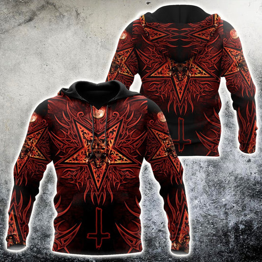 Skull Gifts Skull Satanic US Unisex Size Hoodie