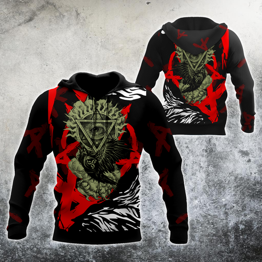 Skull Gifts Skull Satanic US Unisex Size Hoodie