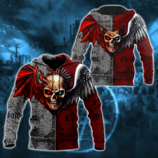 Skull Gifts Skull Satanic US Unisex Size Hoodie
