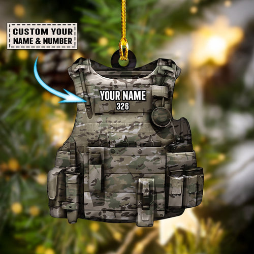 Solider Custom Shaped Ornament - Solider Christmas Day - Solider Gift