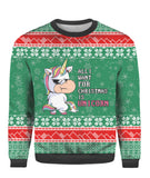 All I Want For Christmas Is A Unicorn Ugly Christmas Sweater 