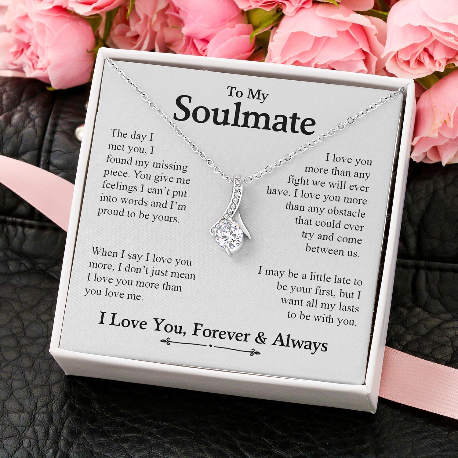 To My Soulmate | Proud to be yours | Alluring Beauty necklace