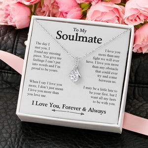 To My Soulmate | Proud to be yours | Alluring Beauty necklace