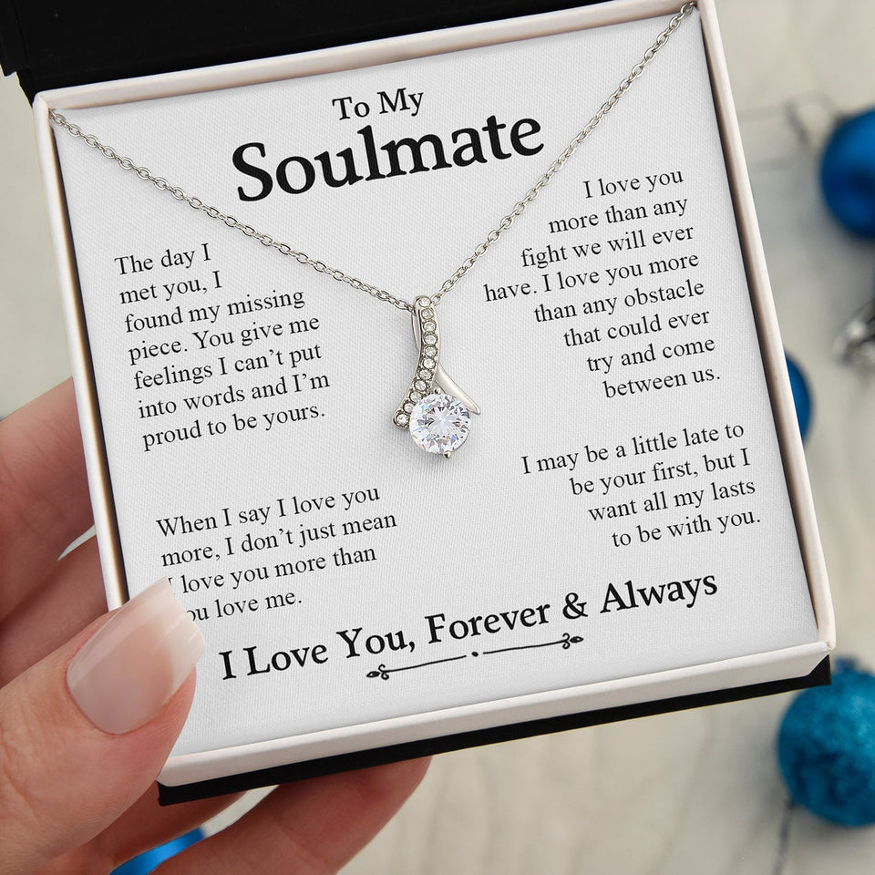 To My Soulmate | Proud to be yours | Alluring Beauty necklace