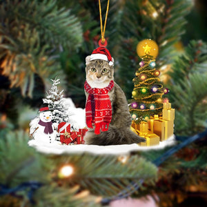 Godmerch- Ornament- American Curl Cat Christmas Ornament Dog Ornament, Car Ornament, Christmas Ornament