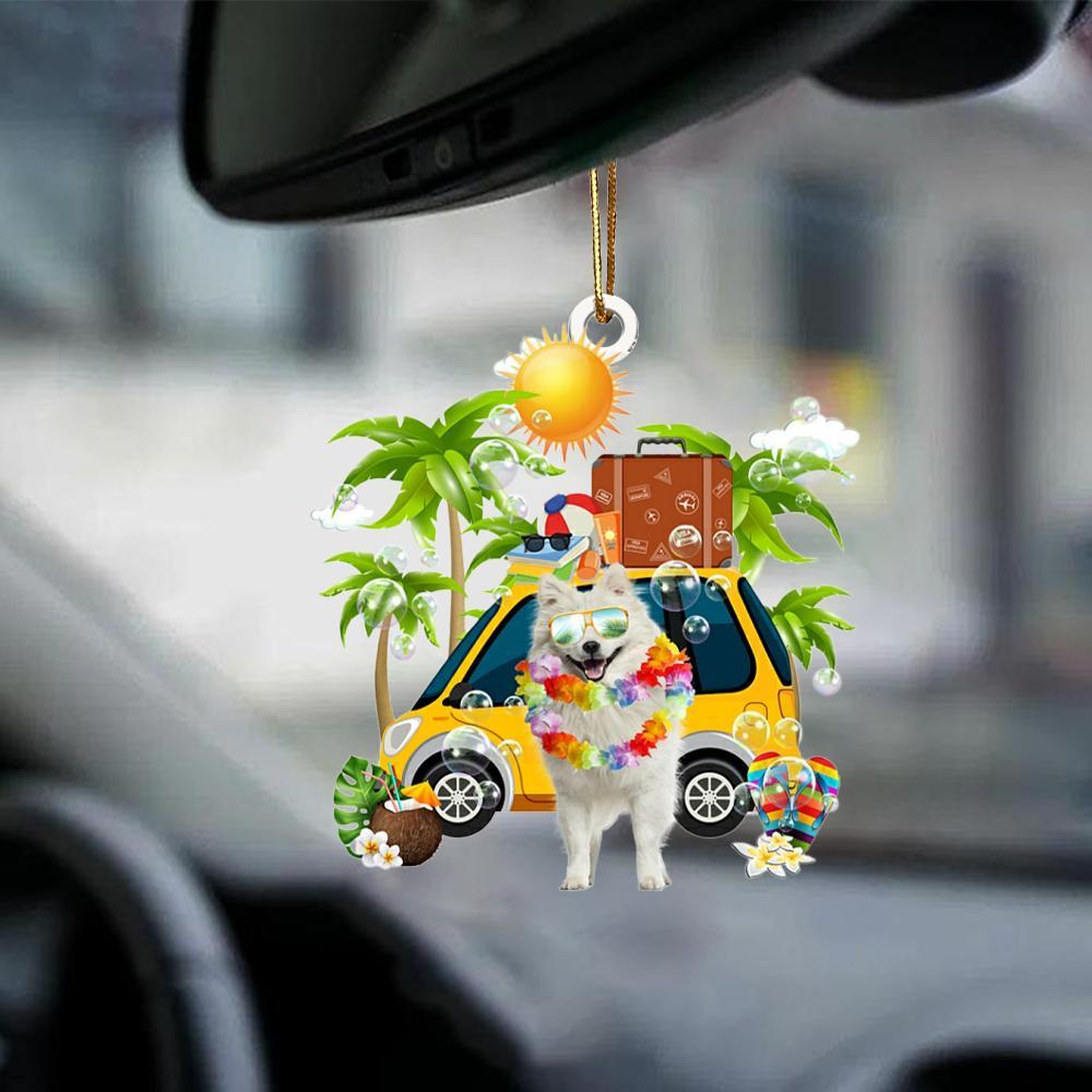 American Eskimo-Nice Summer-Two Sided Ornament