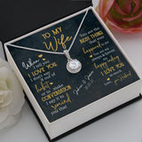 Anniversary Wedding Gift For Wife Personalized Eternal Hope Necklace