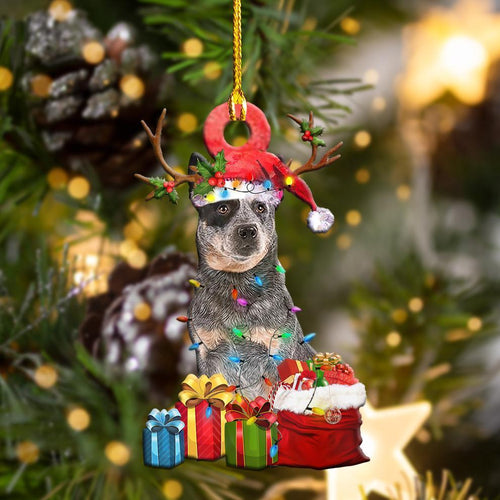 Australian Cattle Christmas Shape Ornament