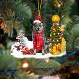 Godmerch- Ornament- Australian Cattle Christmas Ornament Dog Ornament, Car Ornament, Christmas Ornament