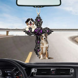 Australian Shepherd Pray For God Car Hanging Ornament Dog Pray For God Ornament Godmerch