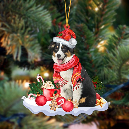 Ornament- Australian Shepherd 2-Better Christmas Hanging Ornament, Happy Christmas Ornament, Car Ornament