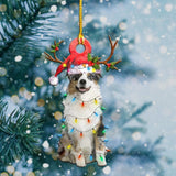 Australian Shepherd Christmas Shape Ornament